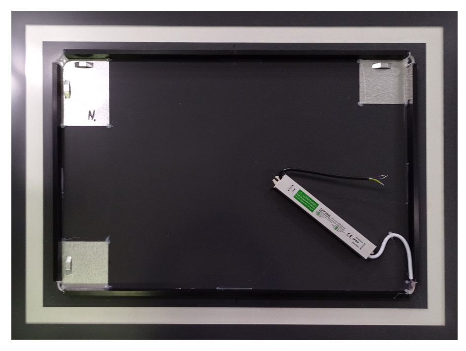Lustro LED Łazienkowe 60x80 Piaskowane ZEUS